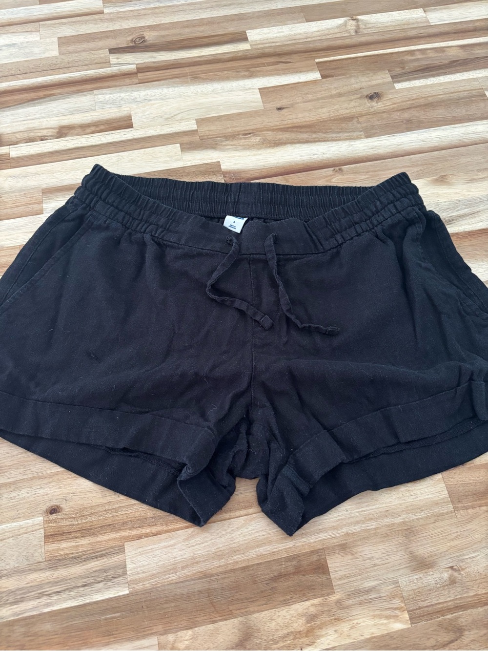 Old Navy Black Athletic Drawstring Shorts